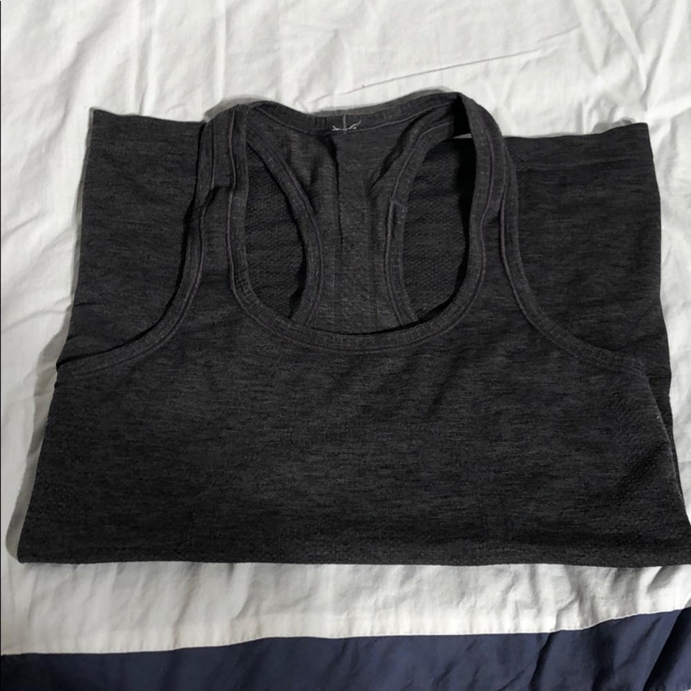 Charcoal grey Lulu tank